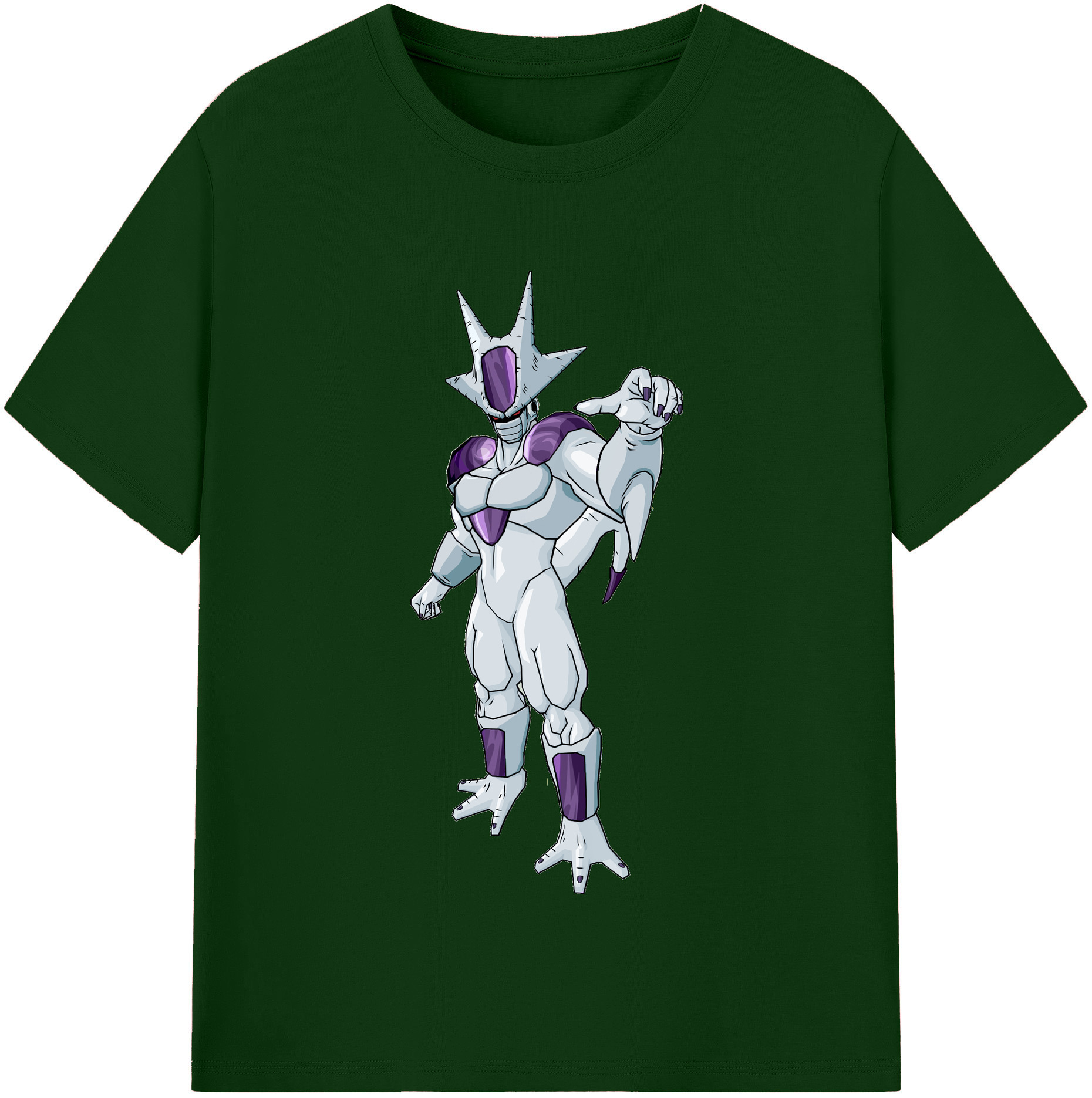 （画像用） ドラゴンボール クウラ DRAGON BALL Cooler Coora 綿100％半袖Tシャツ（フロントプリント）